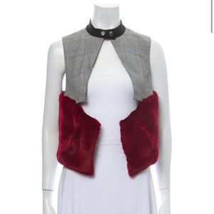 Marissa Webb faux fur vest